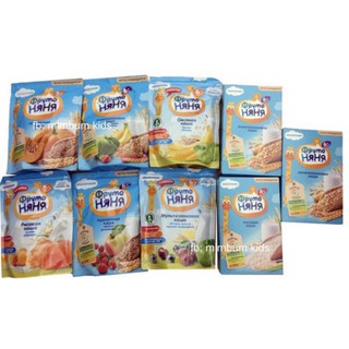 Bột ăn dặm Fruto Nga đủ vị cho bé từ 4m+ date 2021