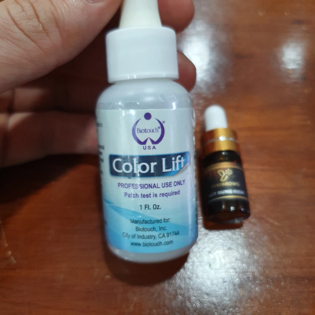 Color lift chai 3ml, dung dịch Colo lift hỗ trợ xóa xăm sản phẩm có tem chống hàng giả