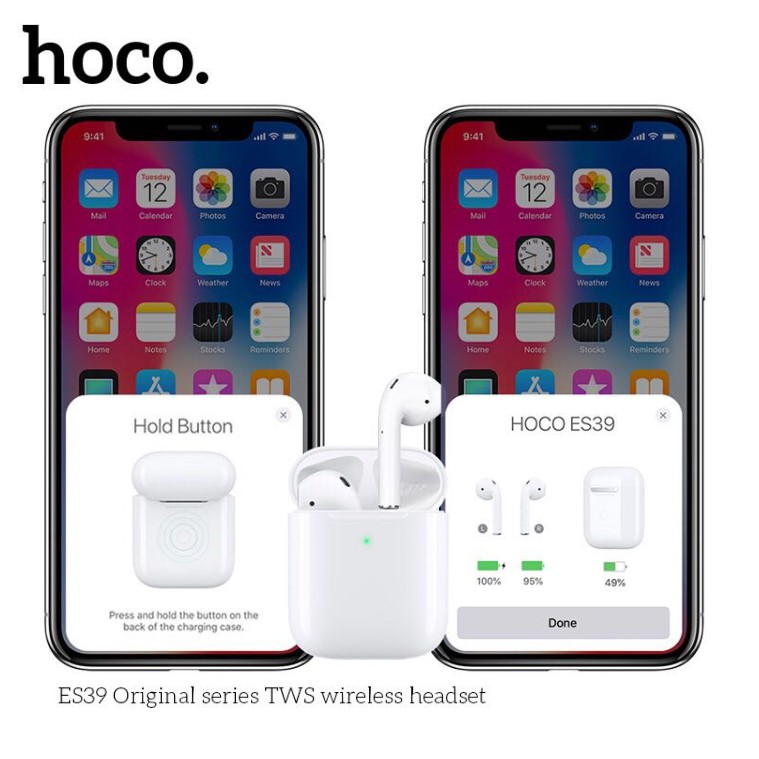 TAI NGHE BLUETOOTH HOCO ES 39 [CHÍNH HÃNG] ORIGINAL SERIES V5.0,ÂM THANH CỰC CHẤT,BẢO HÀNH 1 ĐỔI 1 TRONG 30 NGÀY