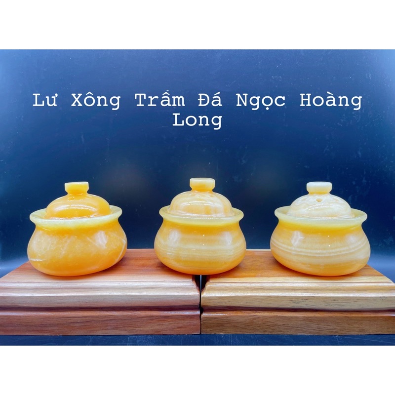 Lư Xông Trầm Đá Ngọc Hoàng Long Phong Thuỷ
