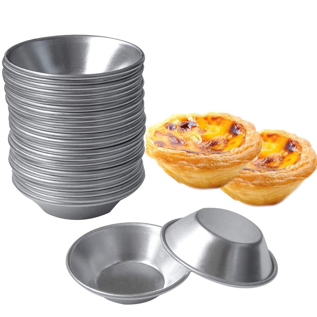Bộ 5 Khuôn Làm Bánh Trứng Chất Liệu Nhôm