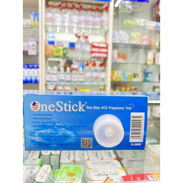 Que Thử thai OneStick 2 vạch chính xác - test thử thai hai vạch sớm nhanh hiệu quả tức thì