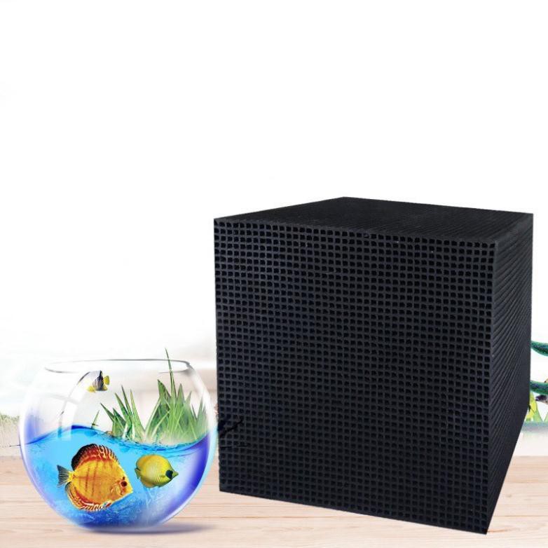 Than Hoạt Tính Lọc Nước Bể Cá Cảnh dạng viên 10x10cm