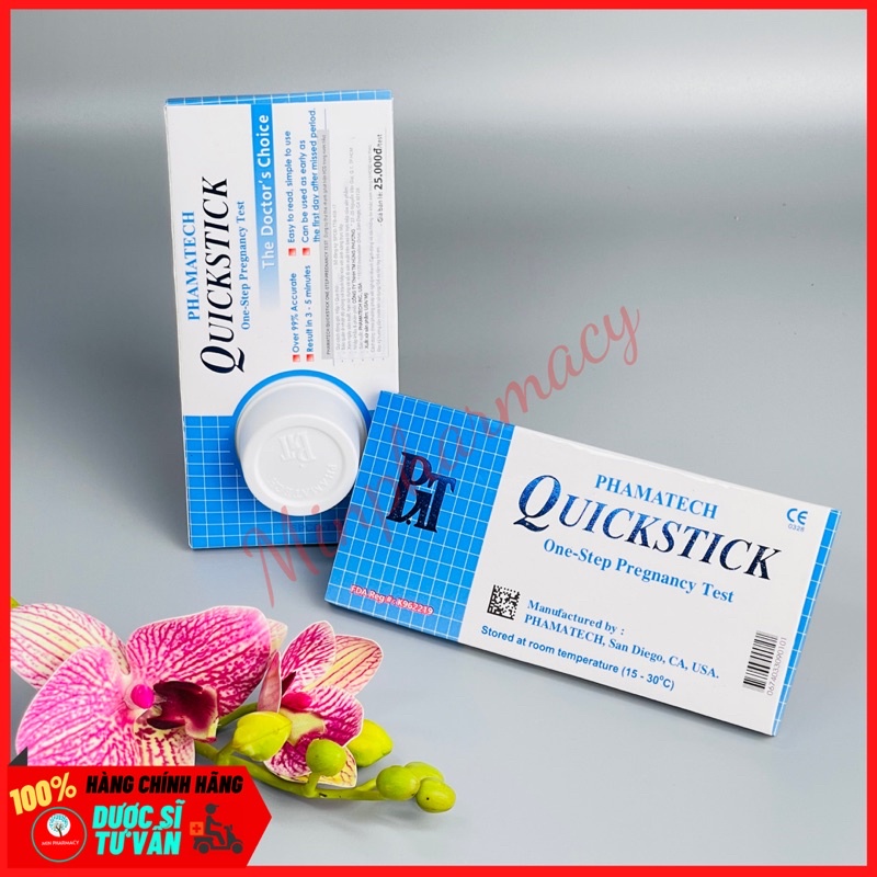 Que thử thai nhanh Quickstick (1 cái/hộp) - Minpharmacy