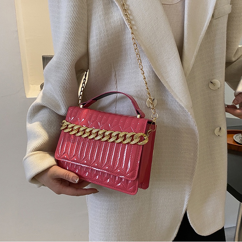 Túi Đeo Chéo Hình Thoi Thiết Kế Đơn Giản Thời Trang Cho Nữ