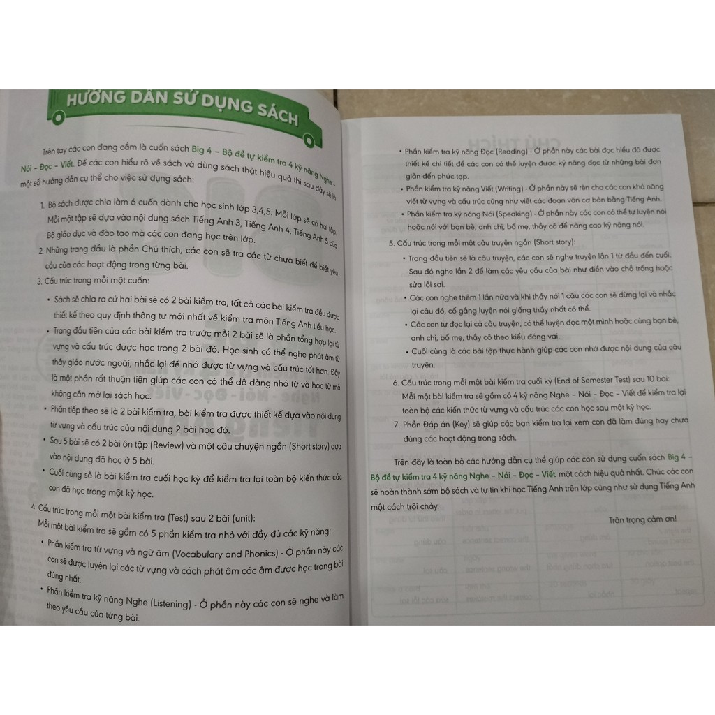 Sách - Big 4 bộ đề tự kiểm tra 4 kỹ năng tiếng anh lớp 4