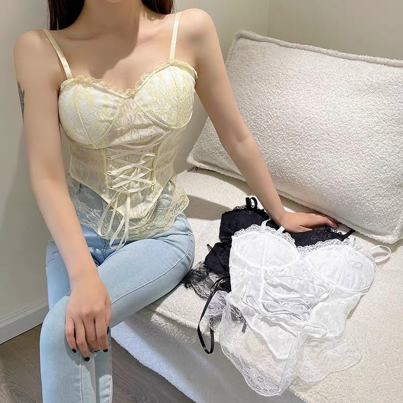 ÂO 2 DÂY ĐAN EO CÓ CÚP NGỰC MS13772