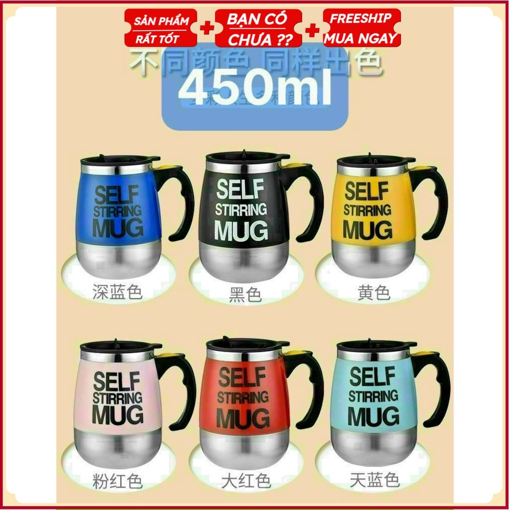 Cốc Pha Cà Phê Tự Khuấy Thông Minh Self Stirring Mug 450ml - GC32285