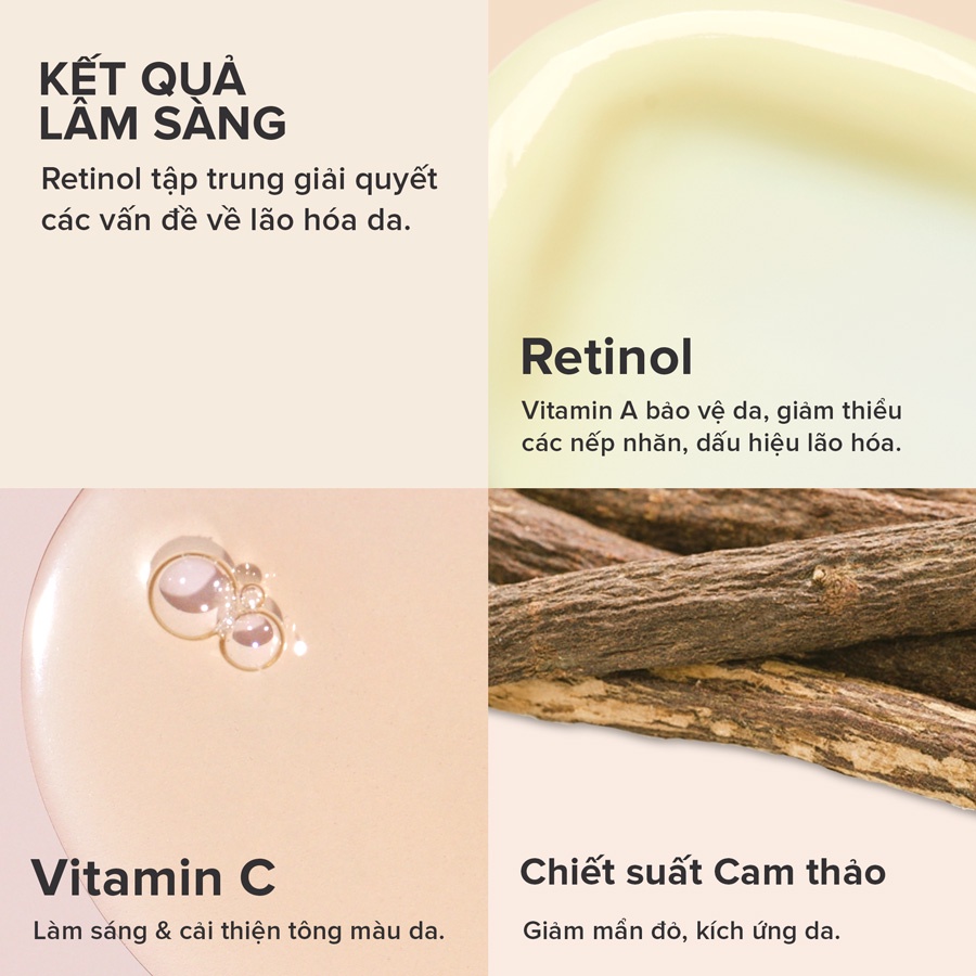 [Hạn T12/23] Tinh Chất Ngừa Thâm Nám &amp; Nếp Nhăn Paula's Choice 1% Retinol Treatment With Peptides + Vitamin C