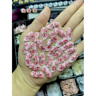 hoa bột nail gắn móng