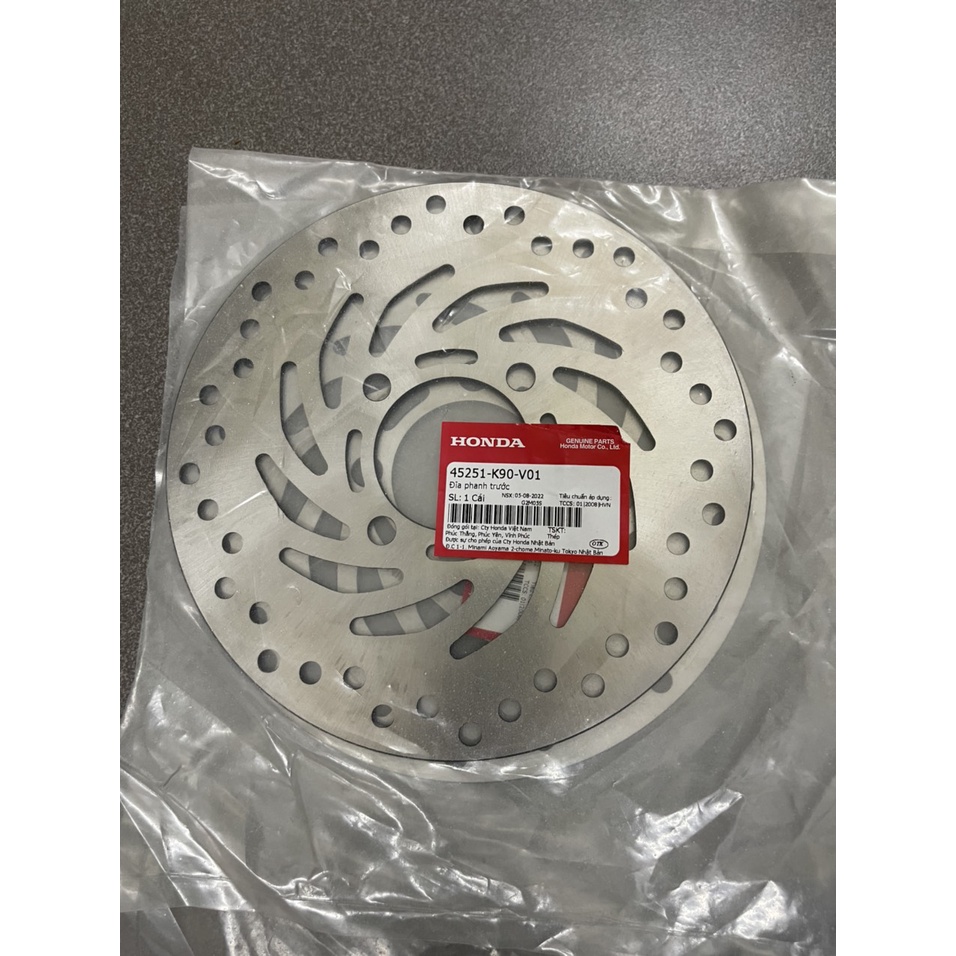 đĩa thắng thắng xe future x future mập future led 125 hàng chính hãng 45251k90v01