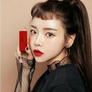 💋Son 3CE 212 Đỏ Thuần satin(Cam Kết Chuẩn Auth)