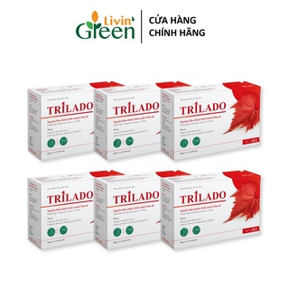 Combo 6 viên uống Trilado giúp cải thiện suy giãn tĩnh mạch chi