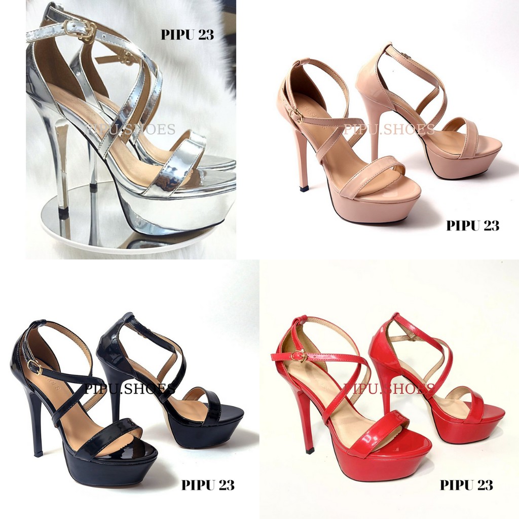 Giy cao gót đế đúp 13cm & 14cm ,sandal cao gót nữ trên 10cm catwalk hoa hậu,giày cưới