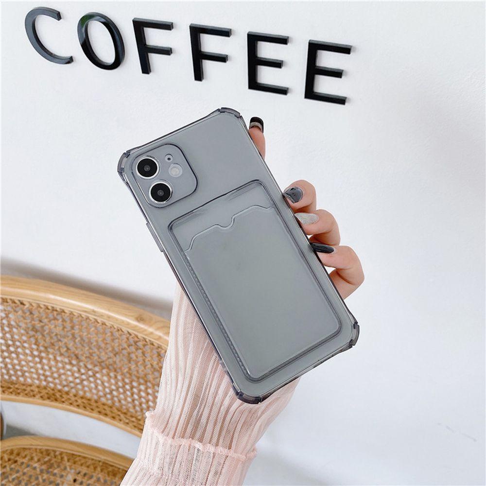 Ốp Điện Thoại TPU Trong Suốt Chống Sốc Kèm Ngăn Đựng Thẻ Cho IPhone 13 Pro Max 13 Pro Max