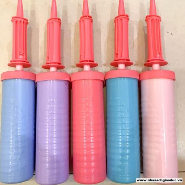 Bơm bóng bay - bơm bong bóng cầm tay (màu pastel) loại tốt