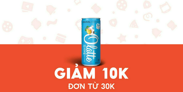 Kc việt nam - giảm 10k cho 1 lon olatte lê