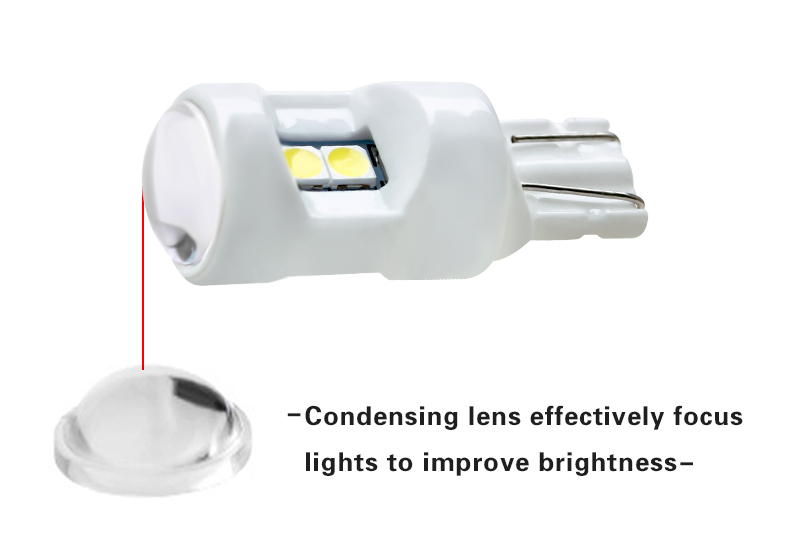 Đèn LED ô tô T10 6 chip 3030SMD chuyên dụng