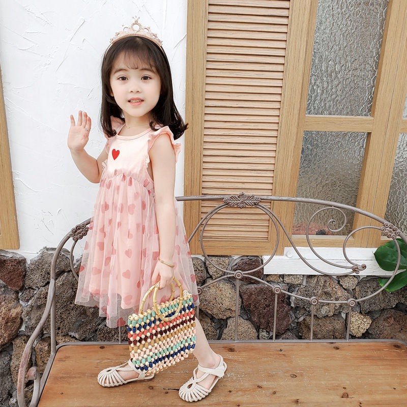 [ Mã 66CBSALE giảm 30K đơn 200K] Đầm Công Chúa Kiểu Hàn Quốc Thời Trang Mùa Hè 2021 Cho Bé Gái 1-6 Tuổi