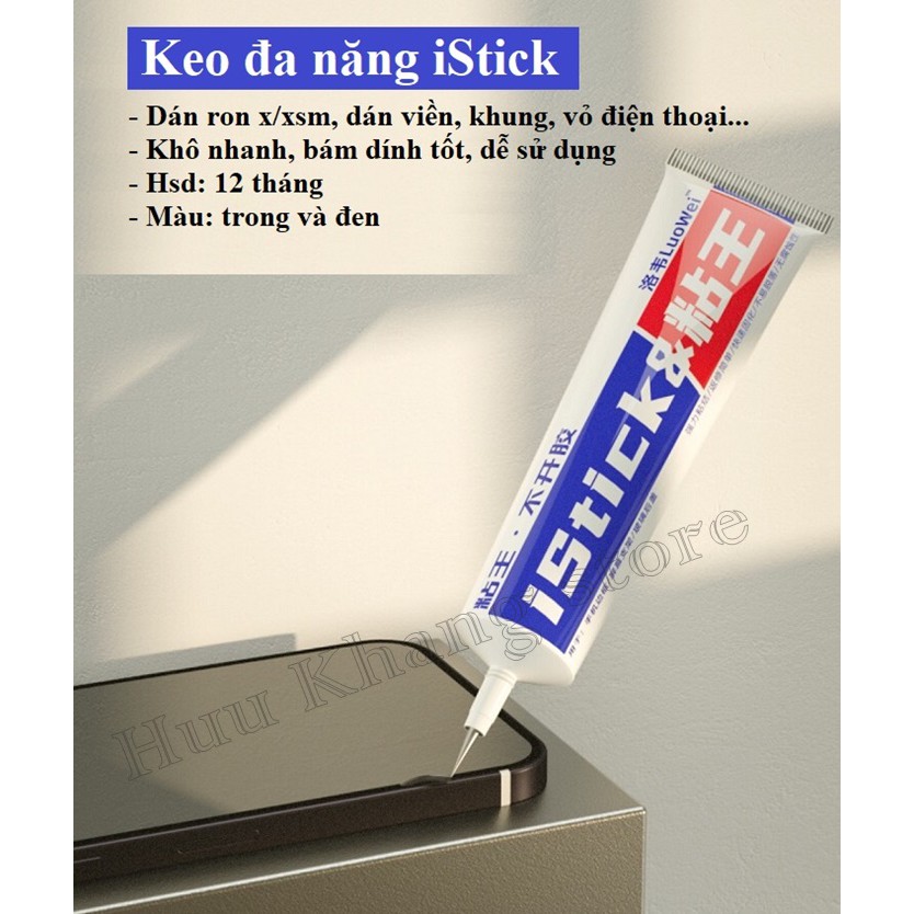 Keo dán ron x, viền, khung iStick