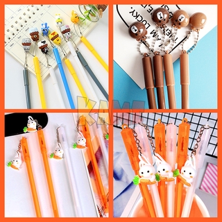 HCM - Bút viết hoạt hình Stitch Totoro mèo Chii vịt Sally có móc treo, gấu Brown Thỏ cà rốt kute
