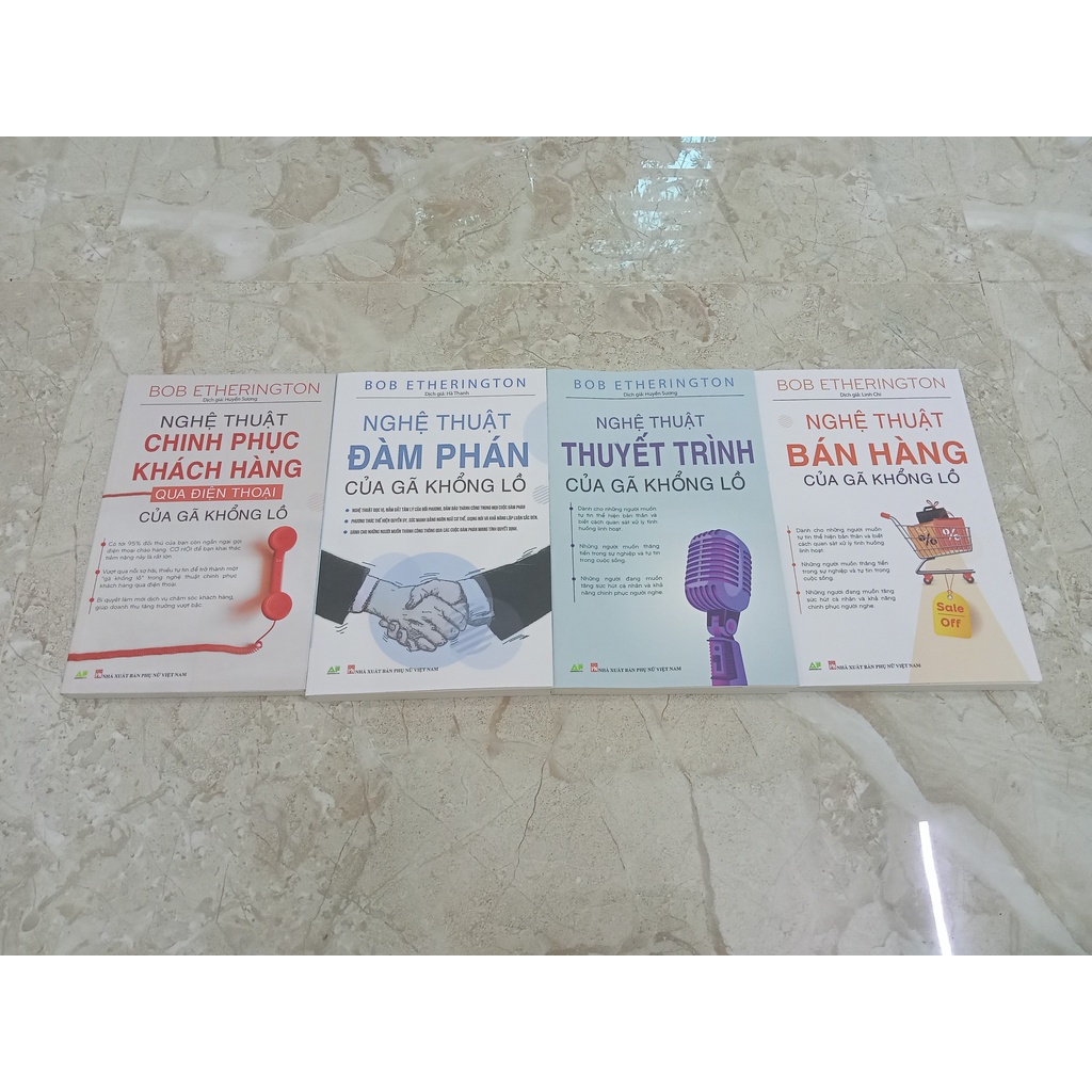 Sách_ Combo Nghệ Thuật Kinh Doanh Của Gã Khổng Lồ [4 Cuốn]