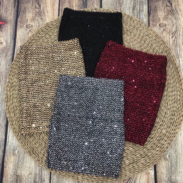 FREESHIP Chân váy bạc lingling next hình thật baonhi29