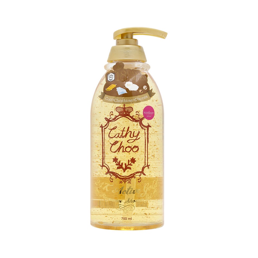 Sữa Tắm Trắng Da Cathy Choo 24k Active Gold 750ml - (hàng nội địa Thái)