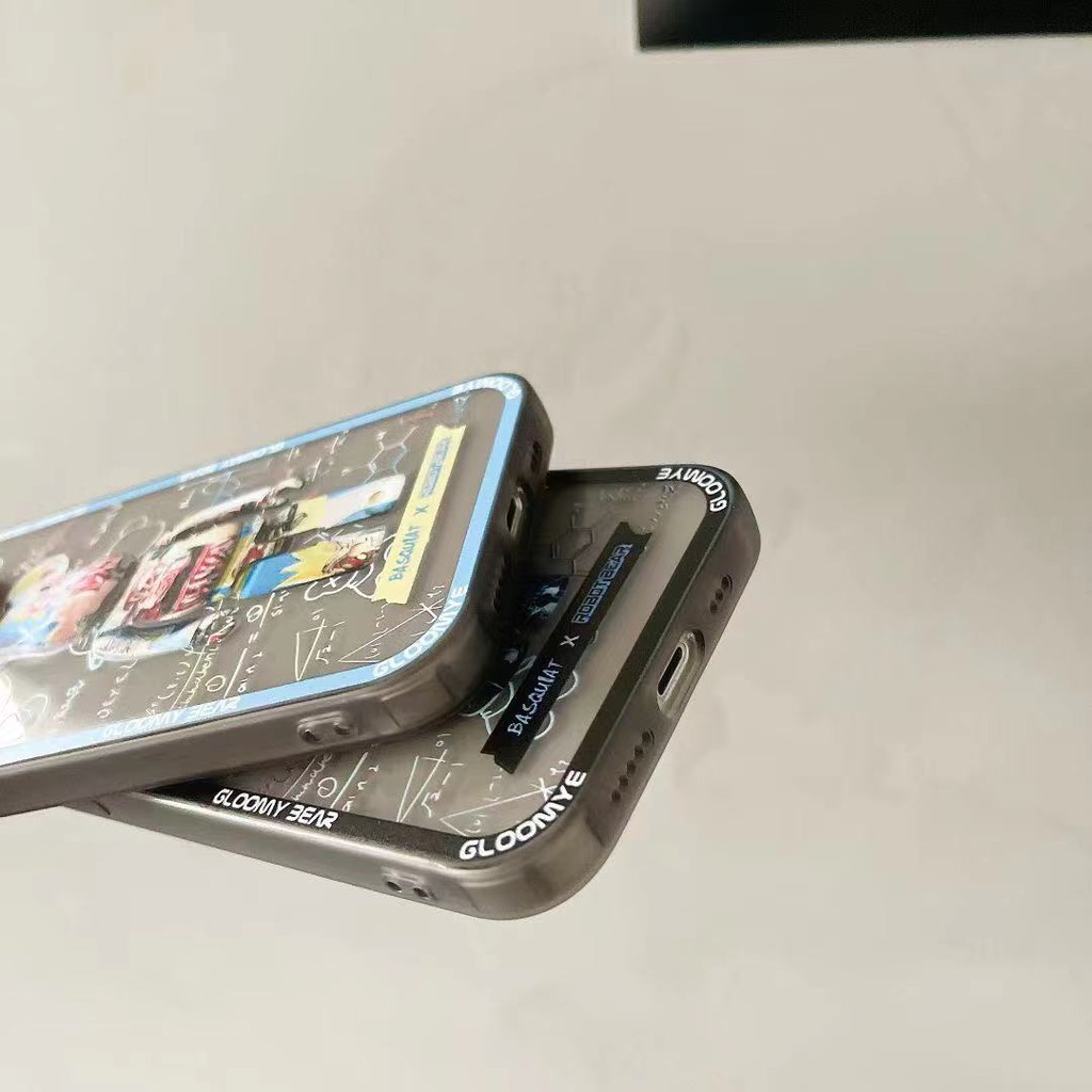 Luxury brand Bear brick Chemical equation Doodle bear phone cases for iphone 13 Pro Max i13 13pro 11 Pro Max i11 iX XS XR Xs MAX 7plus 8plus 7 PLUS 8 PLUS 12Pro 12 Pro Max Protective Back Cover