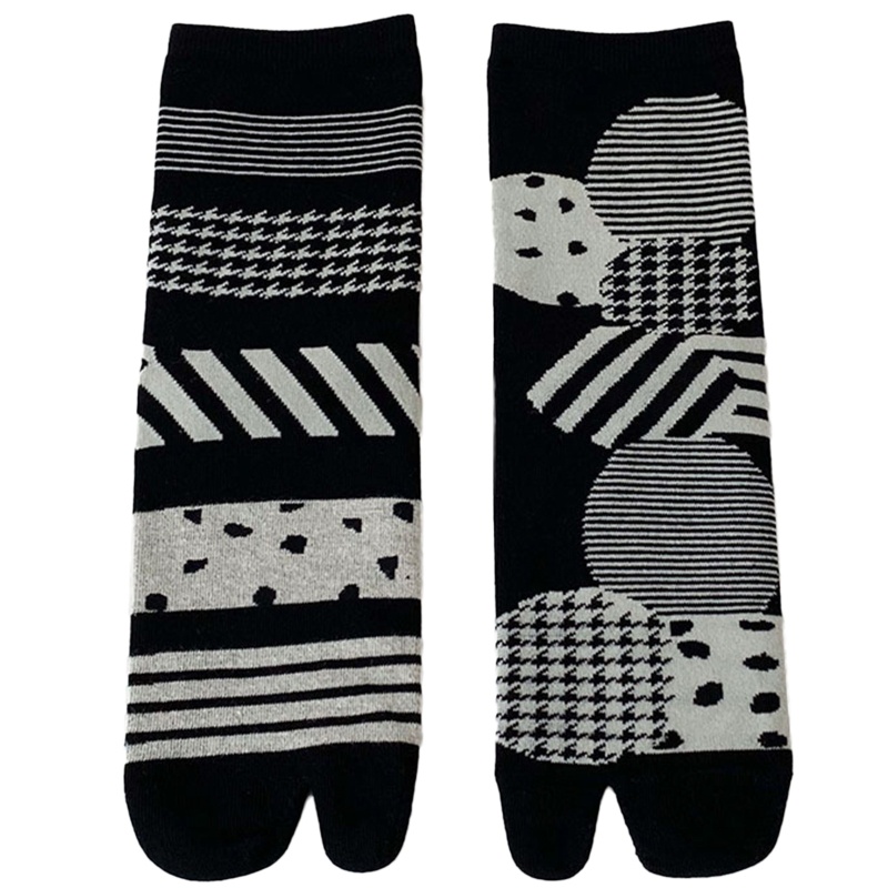 Tất tabi kimono phối màu thời trang cho unisex