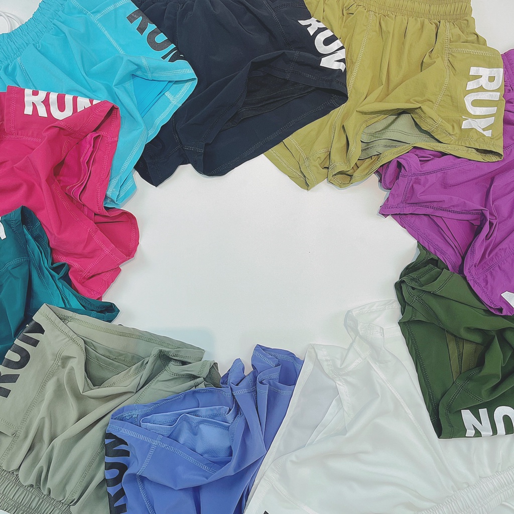 Quần Đùi Thể Thao Nữ 2 Lớp Boxer Run Siêu Xinh