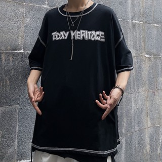 Áo thun tay lỡ dáng suông CHỈ NỔI phom rông mặc đôi nam nữ hàng có size chất thun dày dặn co giãn