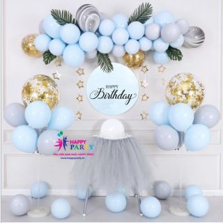 Set trang trí sinh nhật 2 trụ bóng