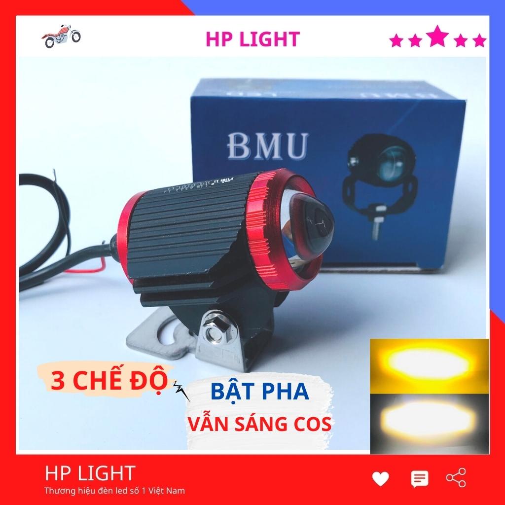 Đèn trợ sáng mini 2 màu bi cầu cos vàng pha trắng gom ánh sáng_HP LIGHT MiniV20