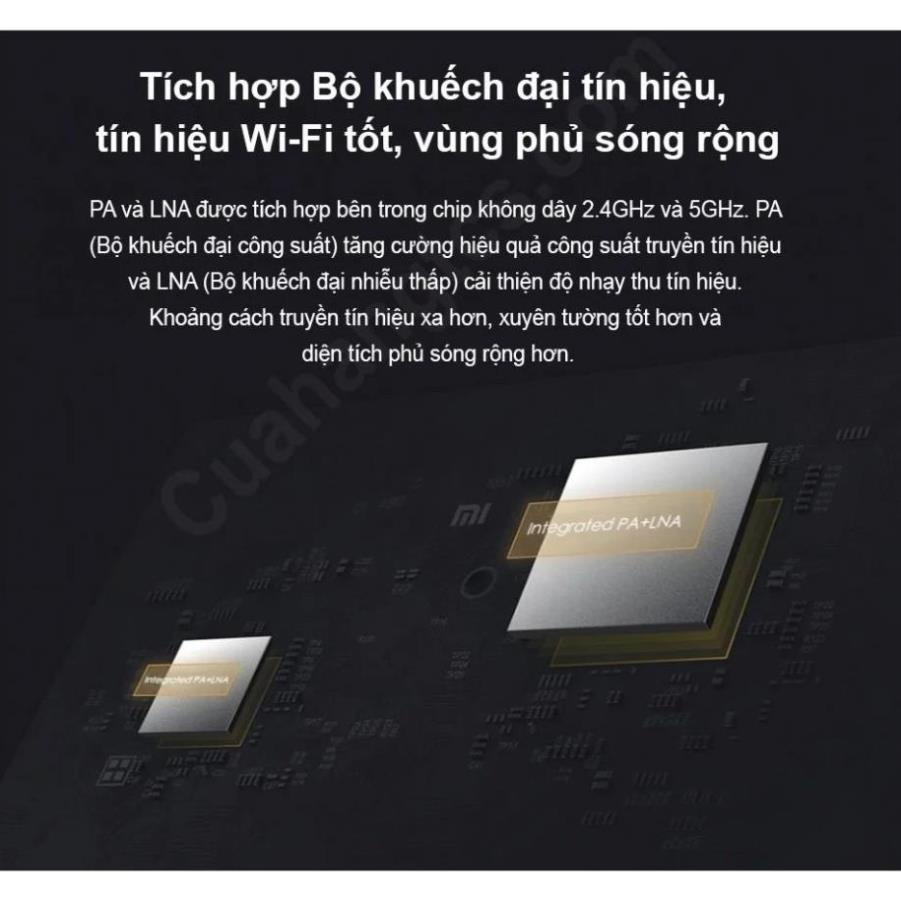 Bộ phát wifi Xiaomi 4A, wifi router 4A Xiaomi, băng tần kép hàng likenew