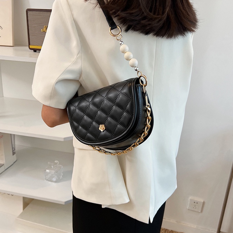 Túi Đeo Vai Đính Ngọc Trai Thời Trang Sang Trọng Cho Nữ