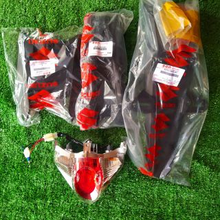 Combo dè 3 món + choá đèn hậu Satria Fi (nhét xi nhan sau Raider fi)