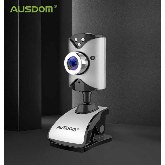 Webcam Ausdom Aw116 + Mic Led Usb 2.0