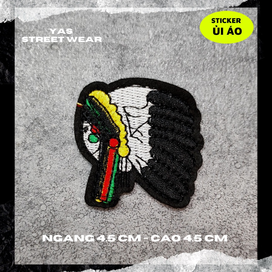 Sticker ủi áo cao cấp, miếng dán quần áo dùng làm Patch ủi, miếng vá quần áo, vá áo phao, trang trí BALO
