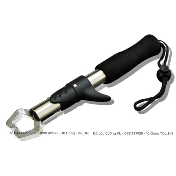 Kẹp cá tay xốp đen 2 cỡ Dài - Ngắn