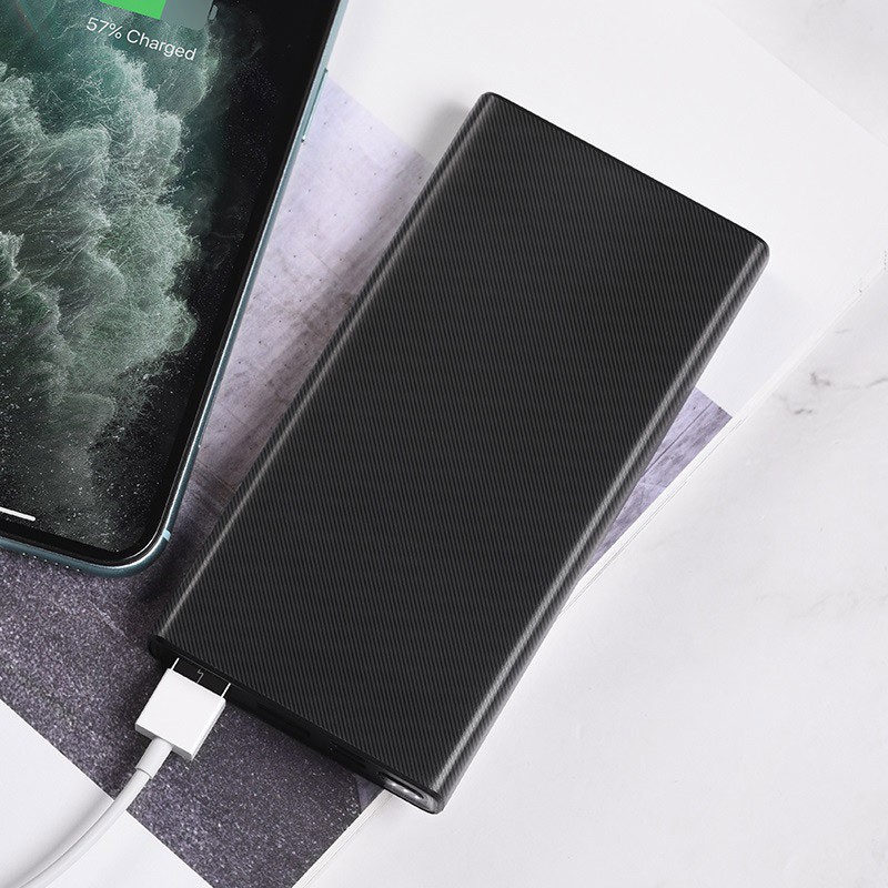 Pin sạc dự phòng Hoco J55 đèn báo pin, 2 cổng ra, tích điện dung lượng 10000mAh - Chính hãng