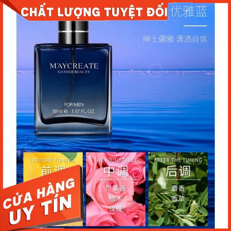 HÀNG CAO CẤP Nước hoa nam Maycreate mạnh mẽ nam tính đầy lôi cuốn