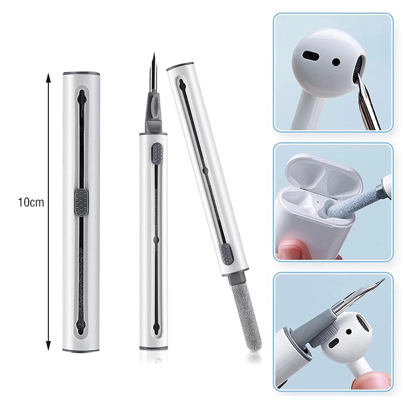 Bút làm sạch tai nghe Bluetooth Bàn chải làm sạch bàn phím máy tính bộ vê sinh tai nghe Airpod bluetooth không dây
