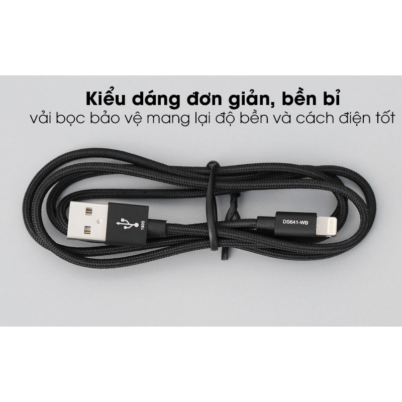 Cáp sạc Mbest MFI Lightning Chính Hãng TGDD