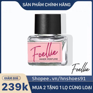 Nước hoa vùng kín💖FREESHIP💖Nước hoa foellie chính hãng hồng nhạt có che tên nhiều màu FOE351123
