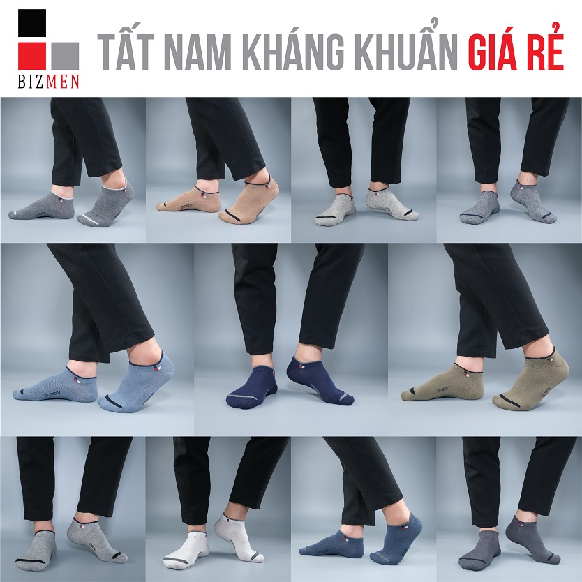 Tất Nam Bizmen Kháng Khuẩn Thoáng Mát Khử Mùi - Giá Dùng Thử