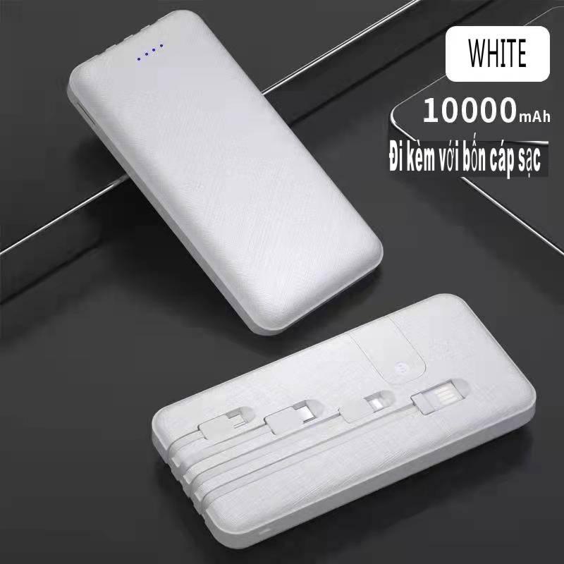 Sạc Dự Phòng TCE T1008 10000mAh Đi kèm với chân đế và kết nối Cho iPhone Huawei Samsung Xiaomi Oppo Vivo Realme