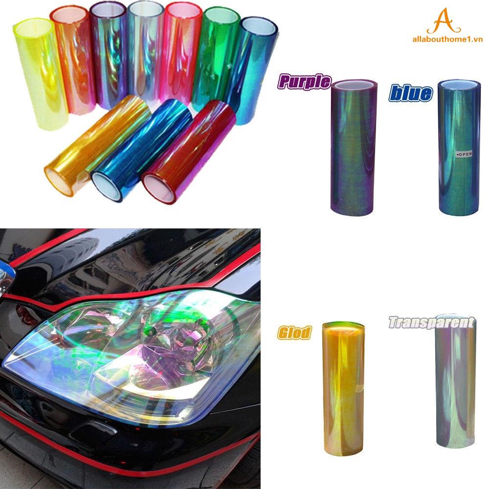 Màng phim dán đèn pha xe ô tô trong suốt kích thước 120 * 30cm