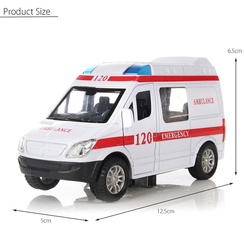 Mô Hình Xe Cứu Thương Đồ Chơi Tỉ Lệ 1 / 32