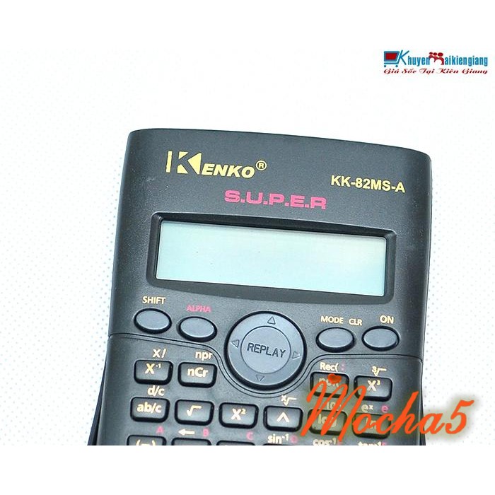 Máy tính kế toán cầm tay học sinh Kenko KK-82MS-D bỏ túi nhỏ gọn tương đương FX 500MS